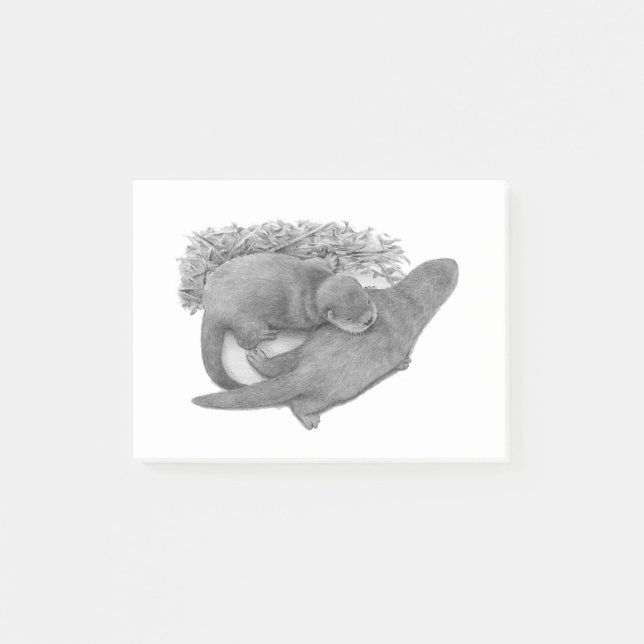 Post-it® Loutre mignonne (Devant)