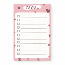 Love heart To Do Liste de notes