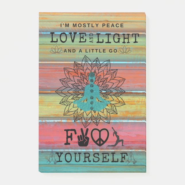 Post-it® Love & Light Yoga (Devant)