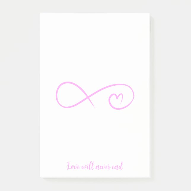 Post-it® Love will never end - (Devant)