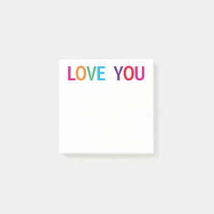 Post-it® Love You Bright Multicolore 3 x 3