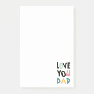 Post-it® Love You Dad Notes