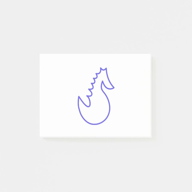 Post-it® Lovely Seahorse (Devant)