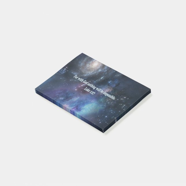 Post-it® Luc 1:37 (Incliné)