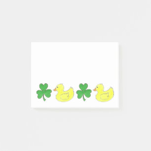 Post-it® Lucky Duck Shamrock Rubber Ducky St. Paddy's Day