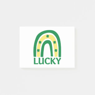 Post-it® Lucky Shamrock Rainbow St patrick