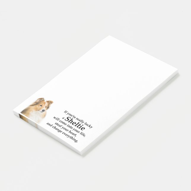 Post-it® Lucky Sheltie (Incliné)