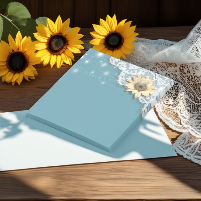 Post-it® Lumières à cordes de dentelle Wedding shower moder (Créateur téléchargé)