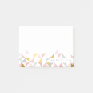 Post-it® LUNCHBOX LOVE NOTE motif triangle aztèque moderne