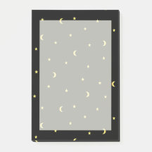 Lune et étoiles d'or