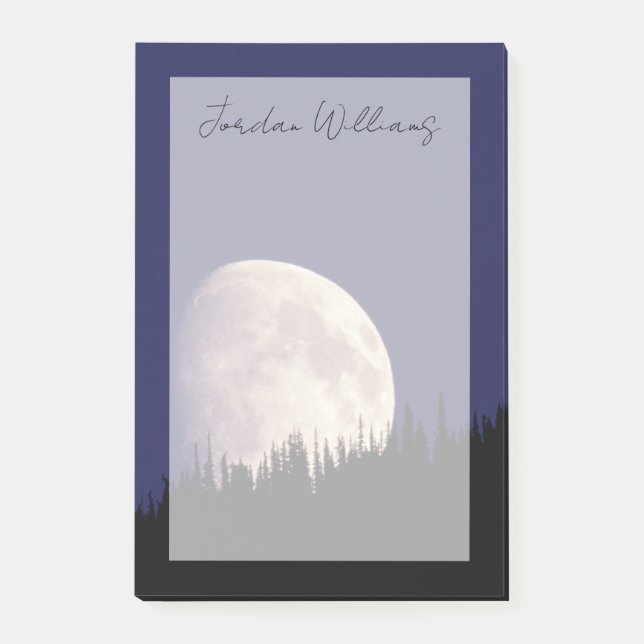 Post-it® Lune & Forêt | Glacier National Park Montana (Devant)