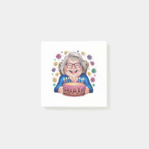 Post-it® Lunettes Bonheur Mamie Anniversaire Graphique