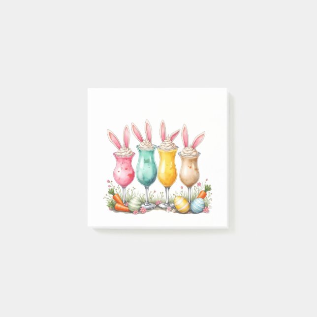 Post-it® Lunettes de latte de Pâques avec des oreilles de l (Devant)