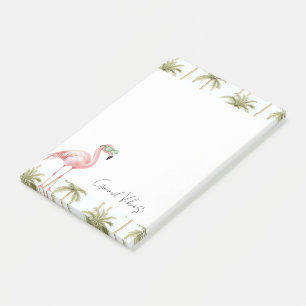 Post-it® Lunettes de soleil Flamant rose rose Palm Trees Go