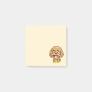 Post-it® Lunettes de soleil pour chien Goldendoodle mignon 