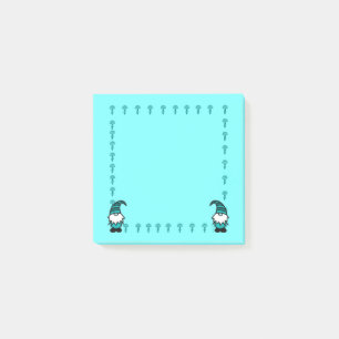 Post-it® Lutin bleu avec champignons