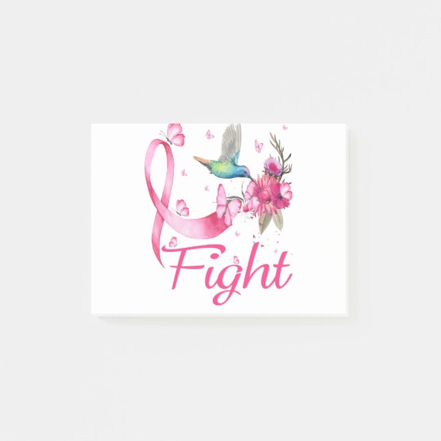 Post-it® Lutter contre le cancer du sein chez les colibris (Devant)