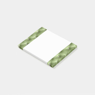 Post-it® Luxe Glam Soft Sage Green Faux Velvet