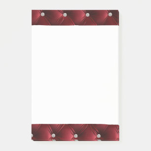 Post-it® Luxueux Velours Faux Rouge Féminin Glamour
