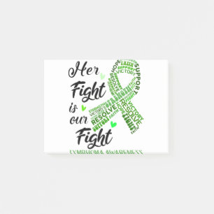 Post-it® Lymphome Sensibilisation Son combat est notre comb