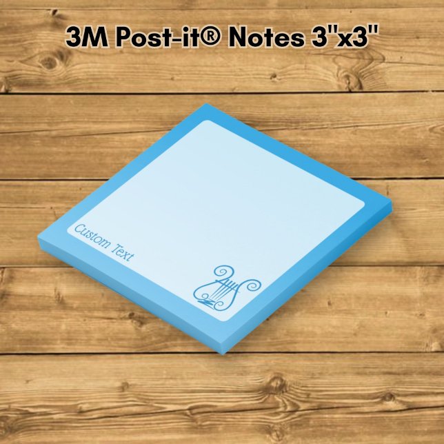 Post-it® Lyre Bleue (Créateur téléchargé)