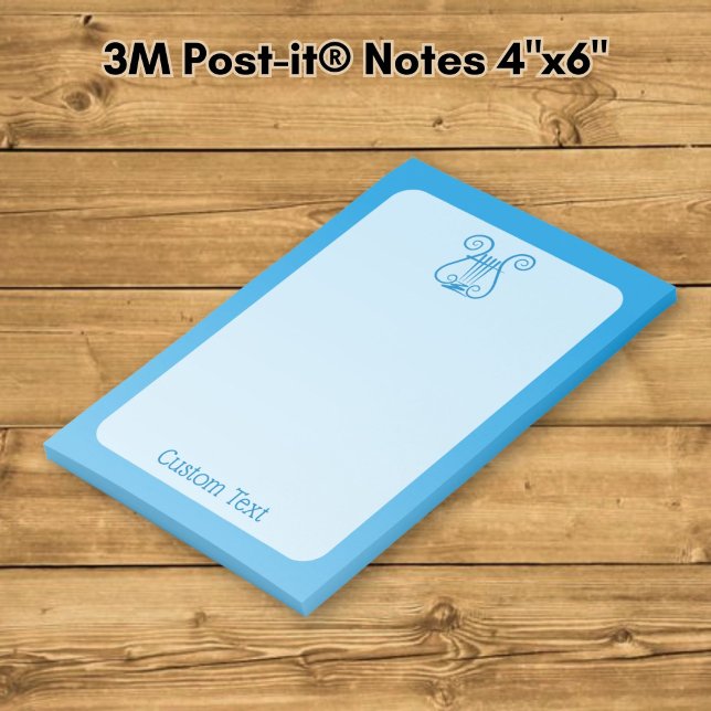 Post-it® Lyre Bleue (Créateur téléchargé)