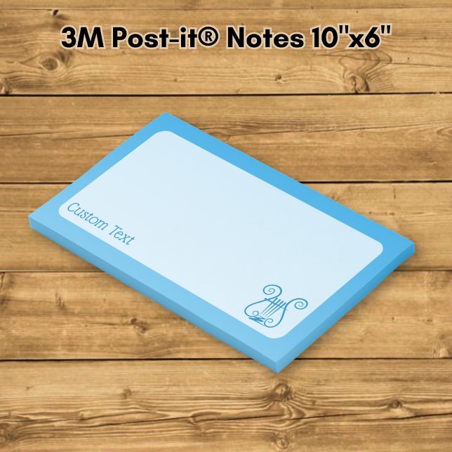 Post-it® Lyre Bleue (Créateur téléchargé)