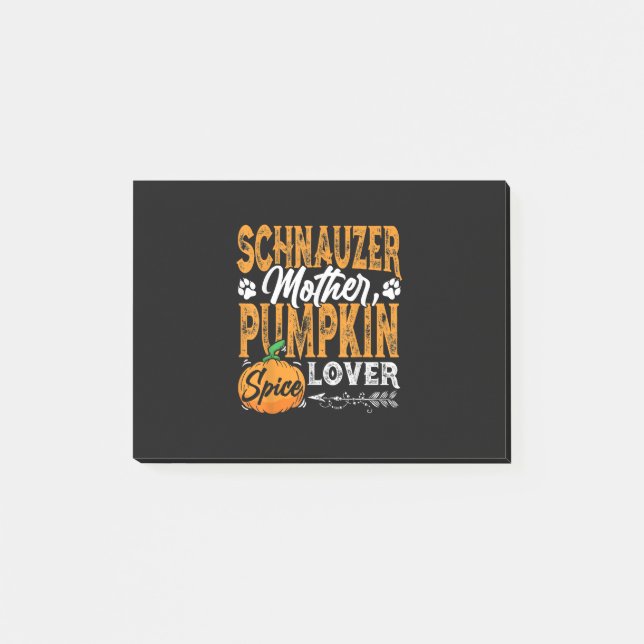 Post-it® M3SSS Miniature Schnauzer Don de chien Halloween A (Devant)