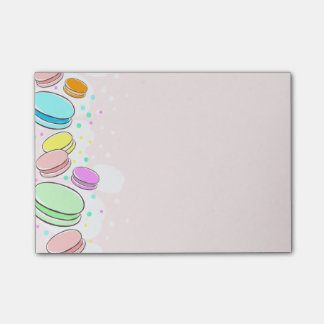 Post-it® Macarons roses 4 x 3" notes de post-it