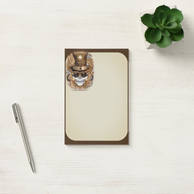 Post-it® Machine rétro Voodoo à vapeur crâne (Bureau)