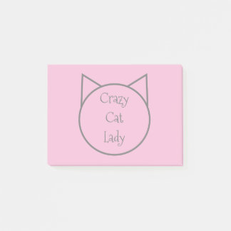 Post-it® Madame folle de chat