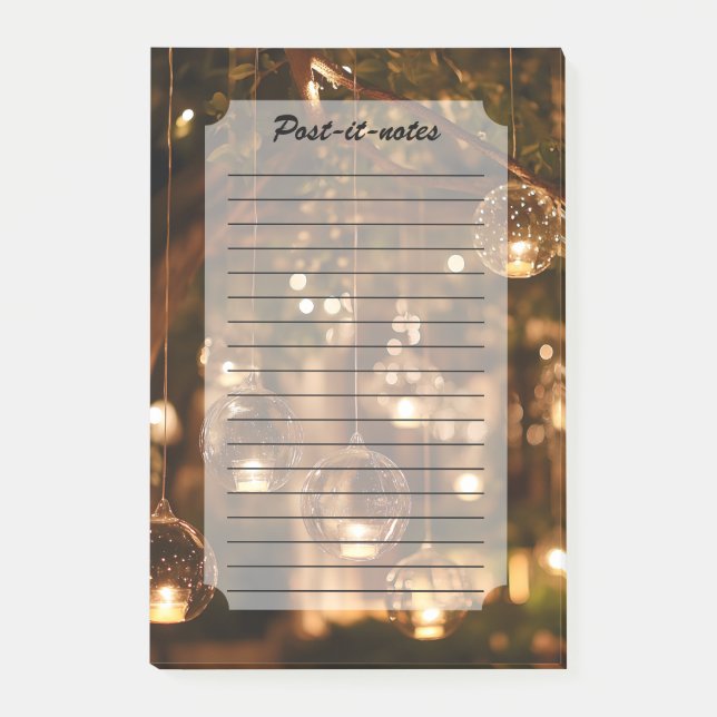 Post-it® Magical Hanging Glass Lanterns Candle (Devant)