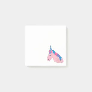 Post-it® Magique Pink Purple Horn Unicorn Cheval Mythique