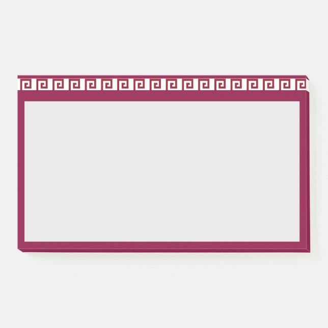 Post-it® Magnifique motif d'en-tête de conception géométriq (Devant)