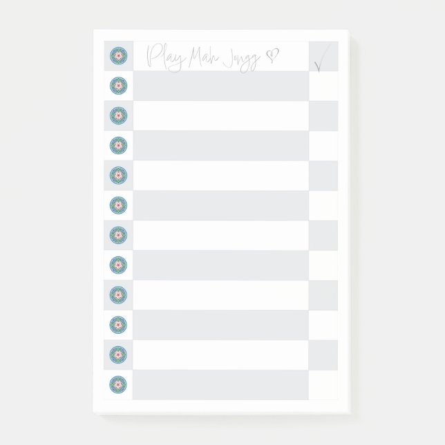 Post-it® Mah Jongg Post-it (Devant)