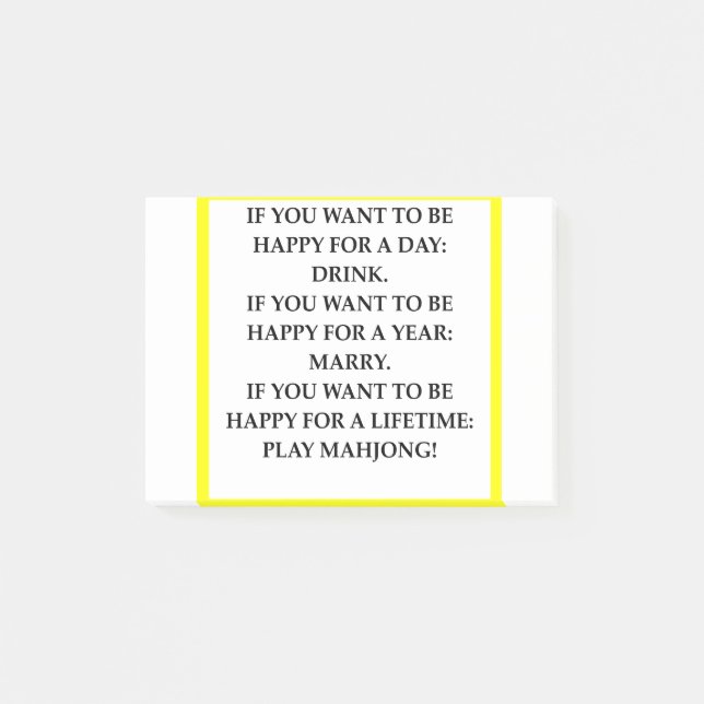 POST-IT® MAHJONG (Devant)