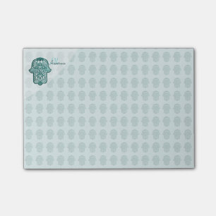 Post-it® Main de henné de Hamsa (Teal)