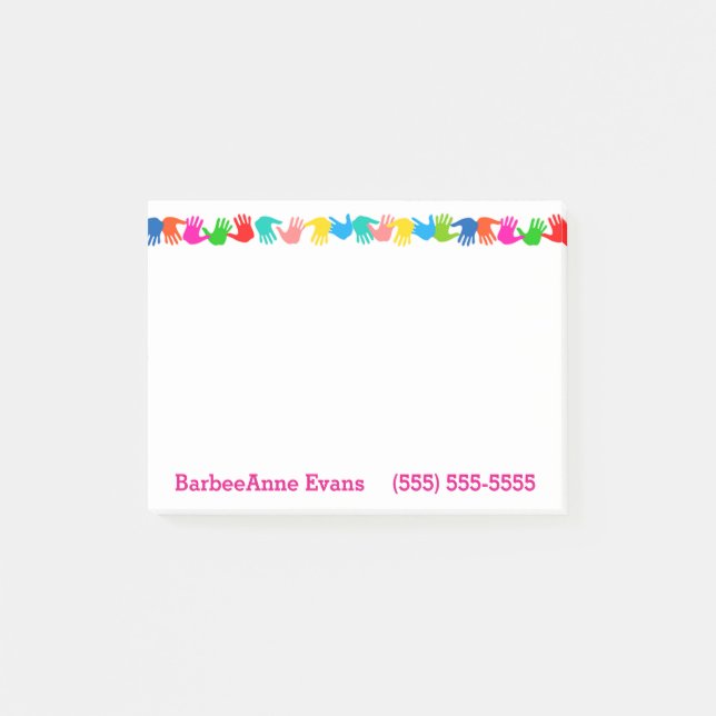 Post-it® Mains de jazz (Devant)