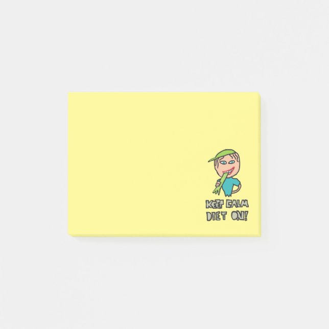Post-it® Maintenir une alimentation calme (Devant)