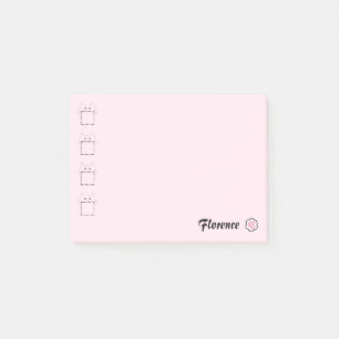 Post-it® Maman Chat Chaton Mignon Patte Rose