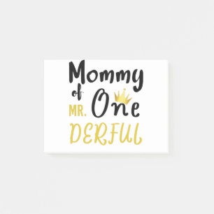Post-it® Maman de M. Onederful 1er T-Shirt Onederful