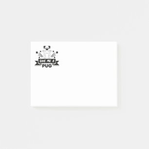 Post-it® Maman Pug Chien Chiot Papa Sauvetage Chiots Bébé F