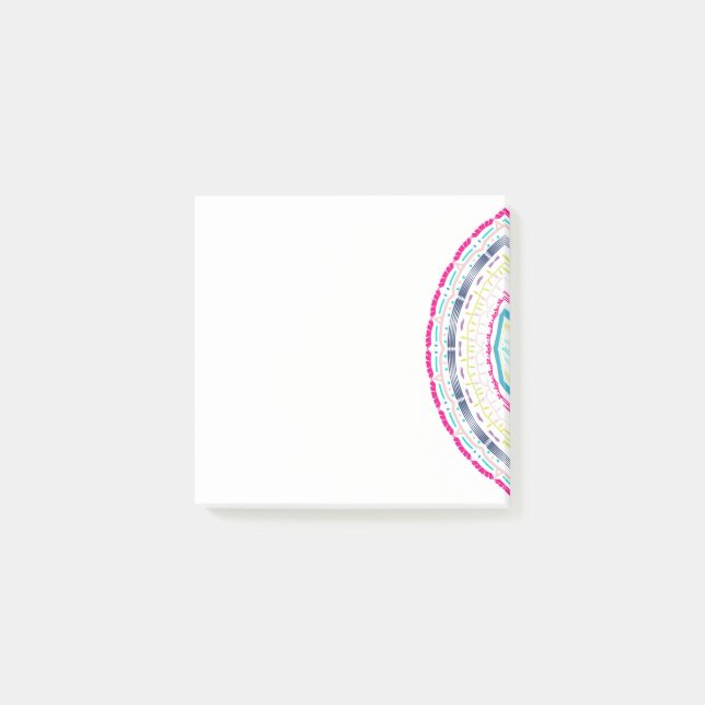Post-it® mandala coloré (Devant)