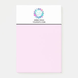 Post-it® Mandala de fleur de l'OM Aum Lotus de *~*