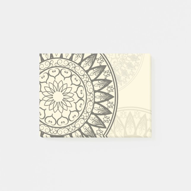 Post-it® Mandala en doucement jaune (Devant)