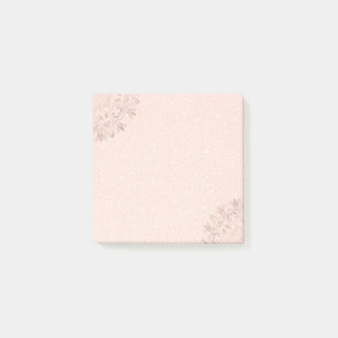 Post-it® Mandala Rose Gold Floral