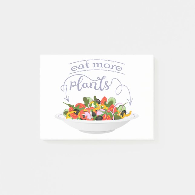 Post-it® Mangez plus de plantes frais motivation salade let (Devant)
