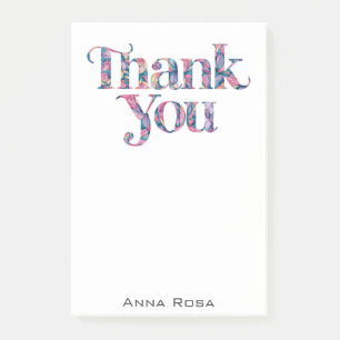 Post-it® *~* Manifestation de gratitude du Merci AP85 Flora