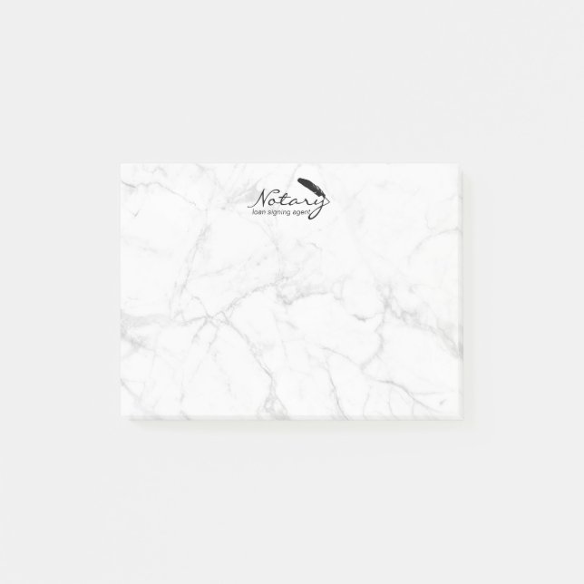 Post-it® Marbre professionnel de l'agent de signature de pr (Devant)