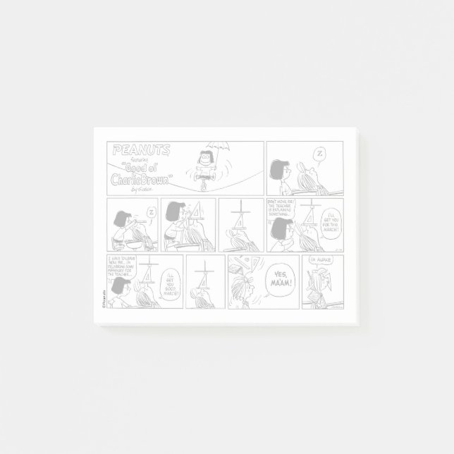 Post-it® Marcie & Pepperment Patty En Classe (Devant)